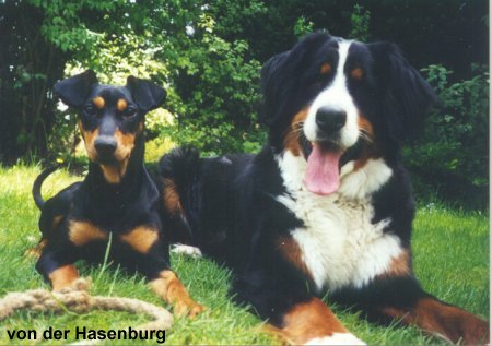 Bonny mit Freundin Kira